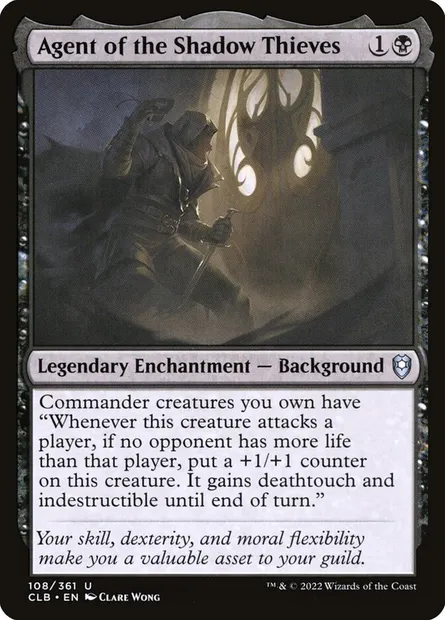 Agent of the Shadow Thieves, Magic card CLB 108 — Commander Legends: Battle for Baldur's Gate set