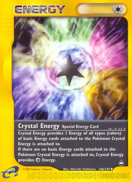 Crystal Energy, Pokémon card AQ 146 — Aquapolis set