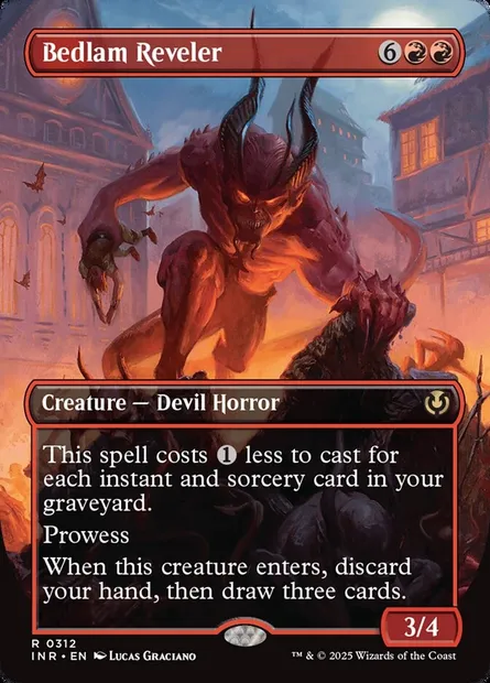Fêtard du hourvari, carte Magic INR 312 — extension Innistrad Remastered