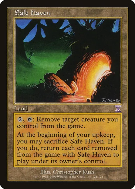 Safe Haven, Magic card TSB 121 — Time Spiral Timeshifted set