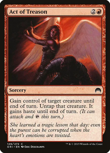 Act of Treason, Magic card ORI 129 — Magic Origins set