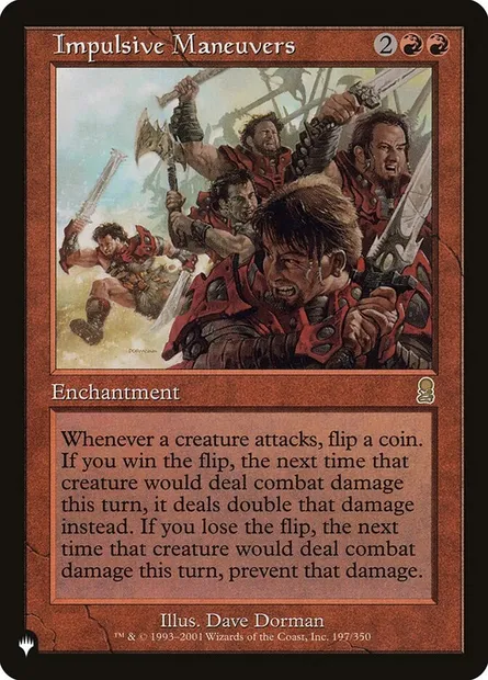 Impulsive Maneuvers, Magic card PLST ODY-197 — The List set