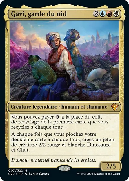 Gavi, garde du nid, carte Magic C20 7 — extension Commander 2020