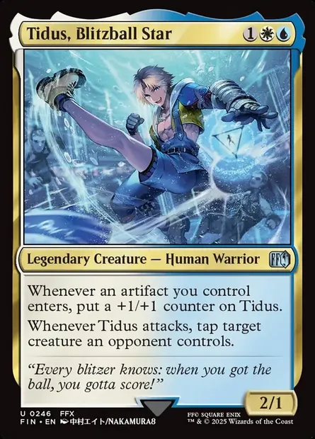 Tidus, Blitzball Star, Magic card FIN 246 — Final Fantasy set