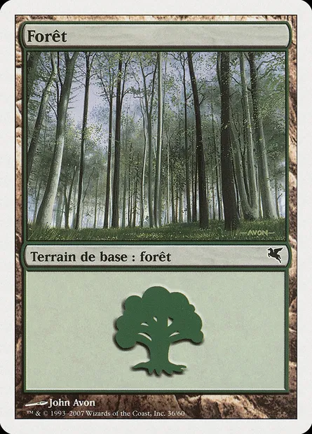 Forêt, carte Magic PSAL I36 — extension Salvat 2005