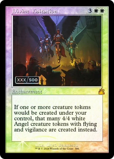 Visite divine, carte Magic RVR 306z — extension Ravnica Remastered