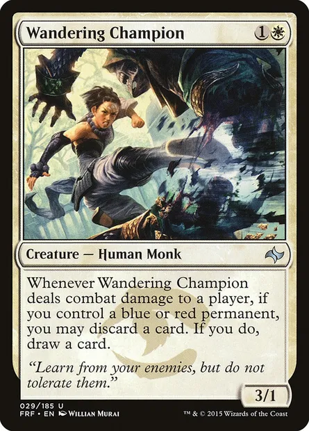 Wandering Champion, Magic card FRF 29 — Fate Reforged set