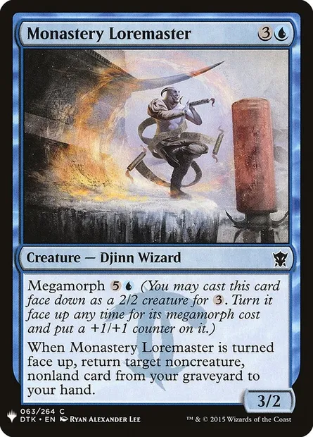 Monastery Loremaster, Magic card PLST DTK-63 — The List set