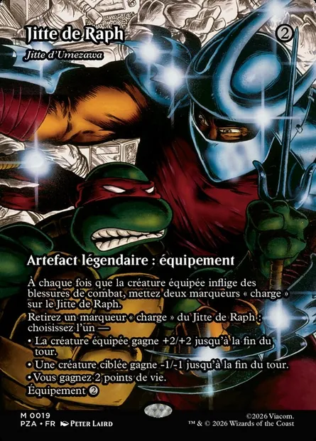 Jitte d'Umezawa, carte Magic PZA 19 — extension Teenage Mutant Ninja Turtles Source Material