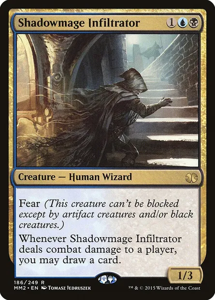 Shadowmage Infiltrator, Magic card MM2 186 — Modern Masters 2015 set