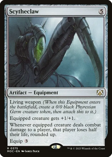 Scytheclaw, Magic card MOC 375 — March of the Machine Commander set