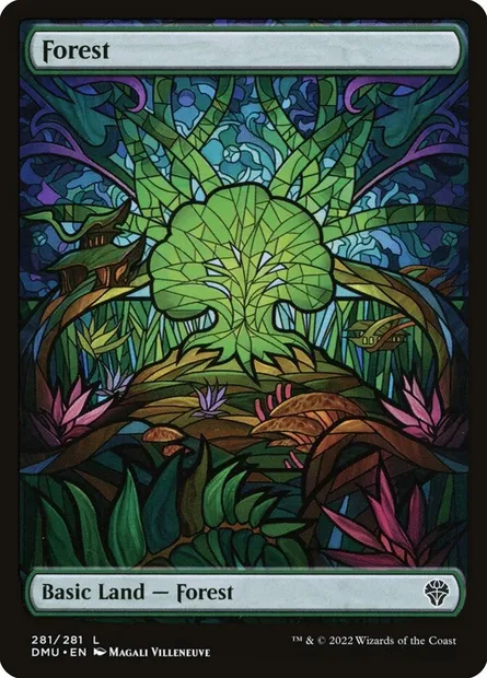 Forest, Magic card DMU 281 — Dominaria United set