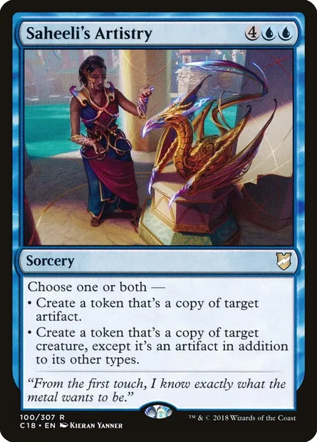 Saheeli's Artistry, Magic card C18 100 — Commander 2018 set