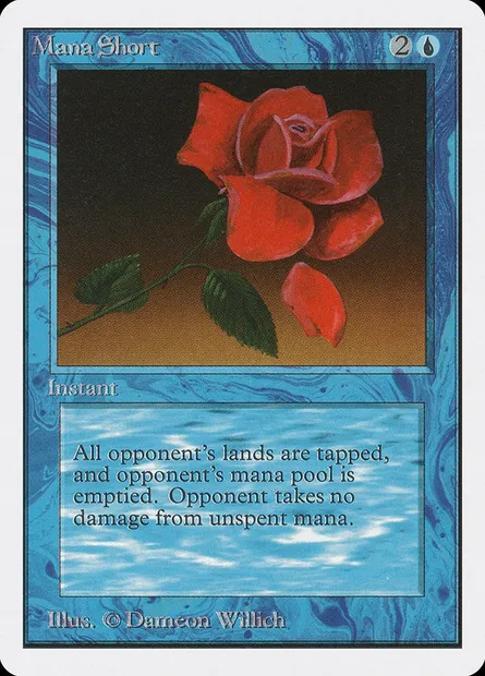Mana Short, Magic card 2ED 66 — Unlimited Edition set