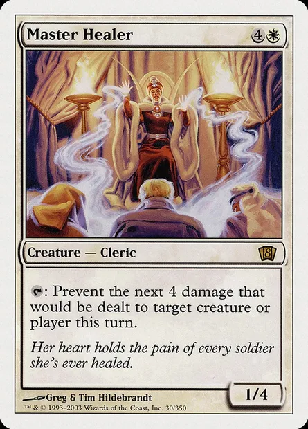 Master Healer, Magic card 8ED 30 — Eighth Edition set