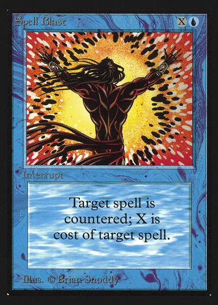 Spell Blast, Magic card CEI 80 — Intl. Collectors' Edition set