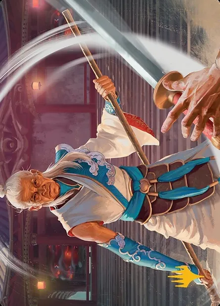 Humbling Elder // Humbling Elder, carte Magic ATDM 7 — extension Tarkir: Dragonstorm Art Series