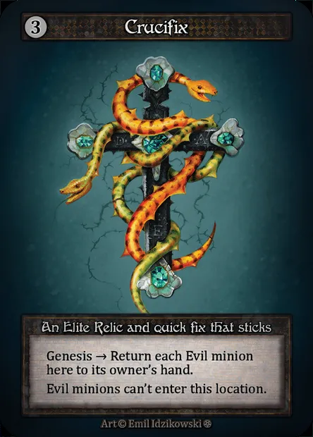 Crucifix, carte Sorcery GOT 317 — extension Gothic