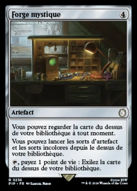 Forge mystique, carte Magic PIP 236 — extension Fallout