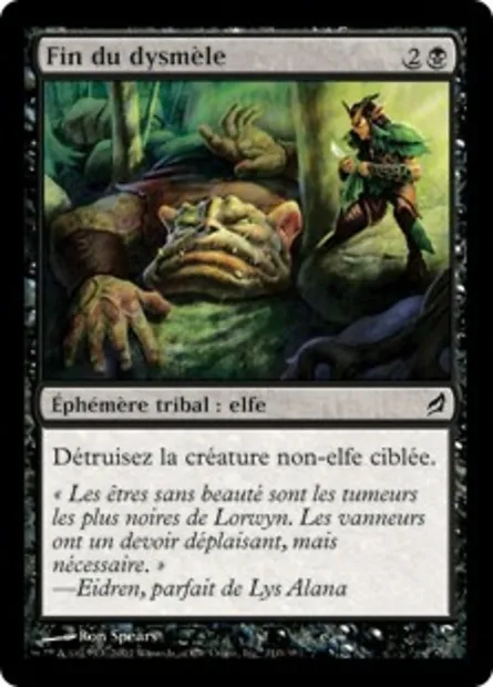 Fin du dysmèle, carte Magic LRW 110 — extension Lorwyn