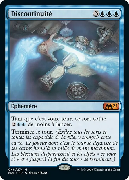 Discontinuité, carte Magic M21 48 — extension Core Set 2021