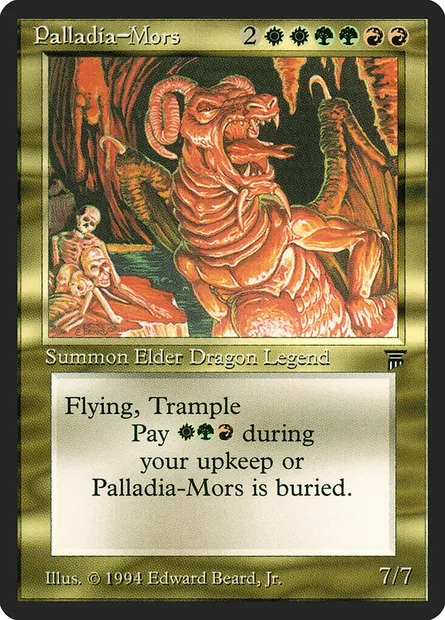 Palladia-Mors, Magic card LEG 247 — Legends set