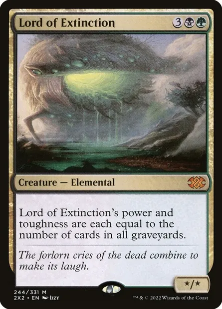 Lord of Extinction, Magic card 2X2 244 — Double Masters 2022 set