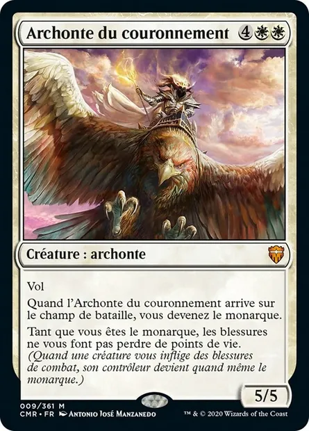 Archonte du couronnement, carte Magic CMR 9 — extension Commander Legends