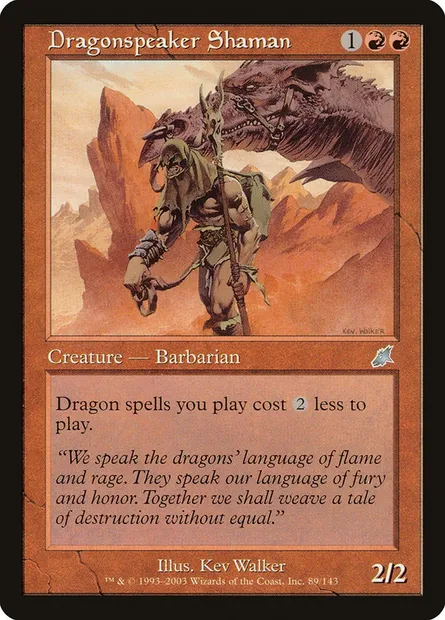 Dragonspeaker Shaman, Magic card SCG 89 — Scourge set