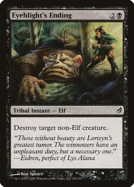 Eyeblight's Ending, Magic card LRW 110 — Lorwyn set
