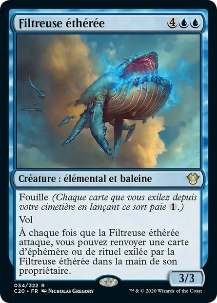 Filtreuse éthérée, carte Magic C20 34 — extension Commander 2020