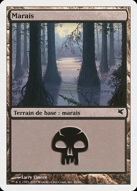 Swamp, Magic card PSAL D36 — Salvat 2005 set