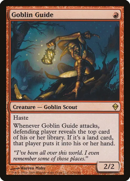 Goblin Guide, Magic card ZEN 126 — Zendikar set
