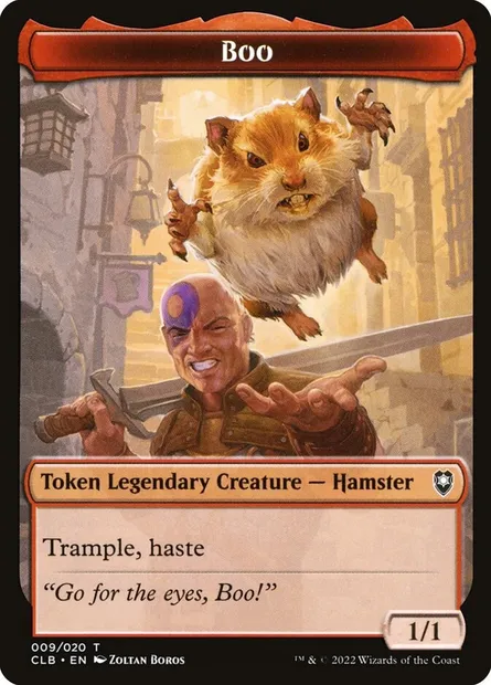 Boo, carte Magic TCLB 9 — extension Battle for Baldur's Gate Tokens