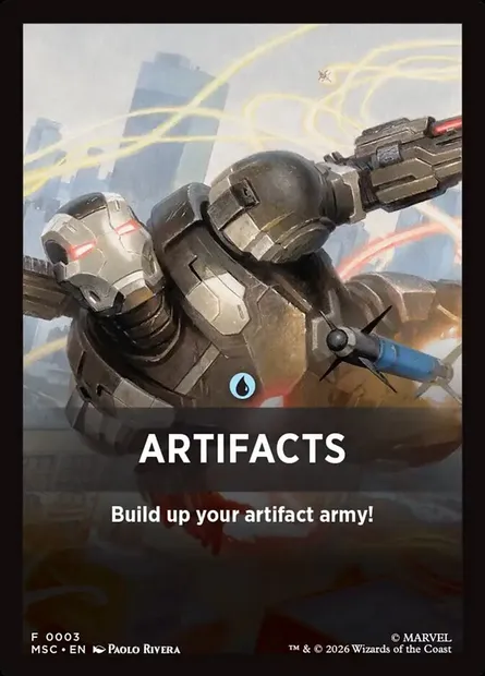 Artifacts, Magic card FMSC 3 — Marvel Super Heroes Jumpstart Front Cards set