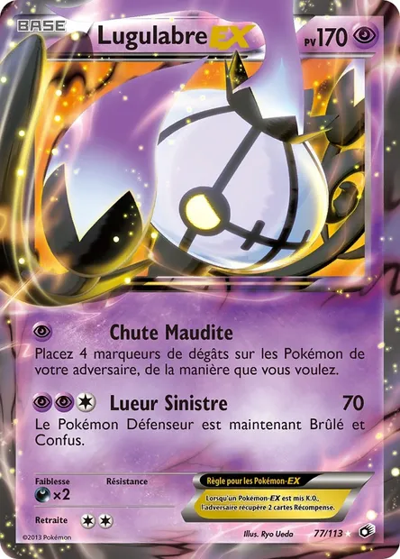 Chandelure-EX, carte Pokémon LTR 77 — extension Legendary Treasures