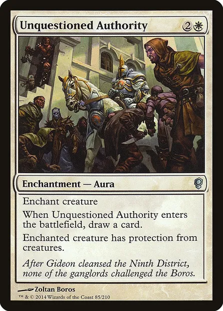 Unquestioned Authority, Magic card CNS 85 — Conspiracy set
