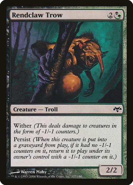 Rendclaw Trow, Magic card EVE 127 — Eventide set