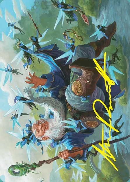 Mischievous Mystic // Mischievous Mystic, Magic card AFDN 7 — Foundations Art Series set