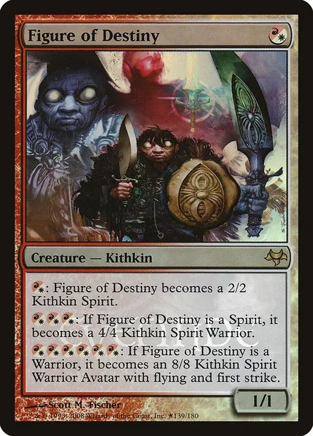 Figure of Destiny, Magic card PEVE 139★ — Eventide Promos set