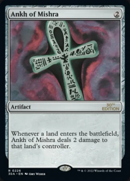 Ankh de Mishra, carte Magic 30A 226 — extension 30th Anniversary Edition