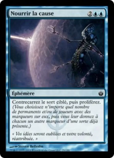 Nourrir la cause, carte Magic MBS 25 — extension Mirrodin assiégé