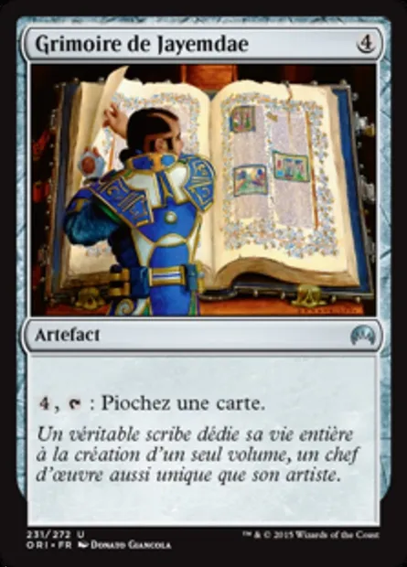 Grimoire de Jayemdae, carte Magic ORI 231 — extension Magic Origines