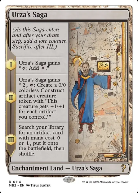 Urza's Saga, Magic card MB2 114 — Mystery Booster 2 set