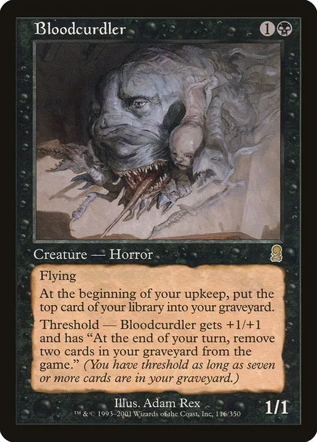 Bloodcurdler, Magic card ODY 116 — Odyssey set