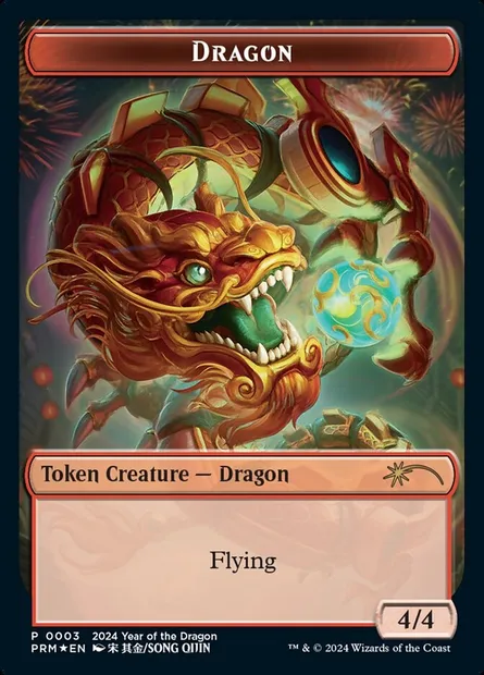 Dragon, carte Magic PL24 3 — extension Year of the Dragon 2024