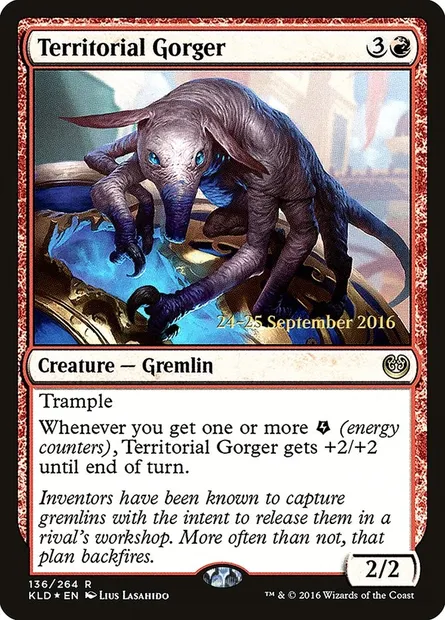 Avaleur territorial, carte Magic PKLD 136s — extension Kaladesh Promos