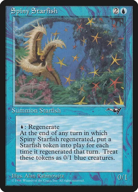 Spiny Starfish, Magic card ALL 35 — Alliances set