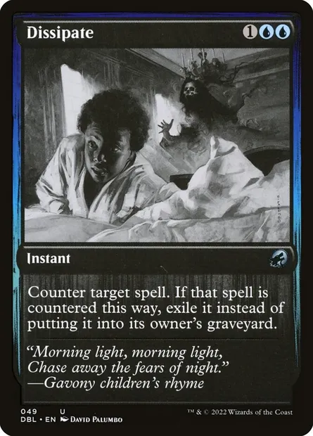 Dissipation, carte Magic DBL 49 — extension Innistrad : Double Programme
