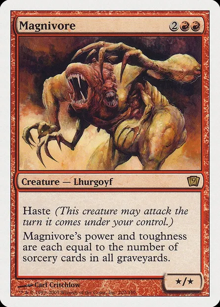 Magnivore, carte Magic 9ED 202 — extension Neuvième Edition